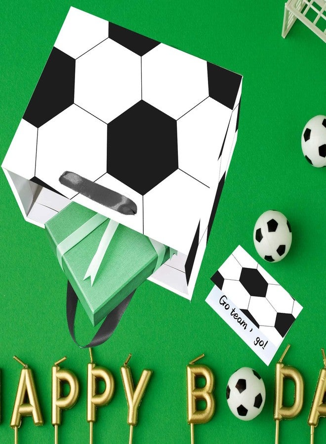 GOLDCROW Large Soccer Gift Wrap Bag with Greeting Card - Reusable Club Gift Wrapping Bag for Men, Kids, Birthdays, Sports Parties & Special Occasions - Image 3